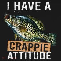 I Have A Crappie Attitude Fishing Ornament thumb 1