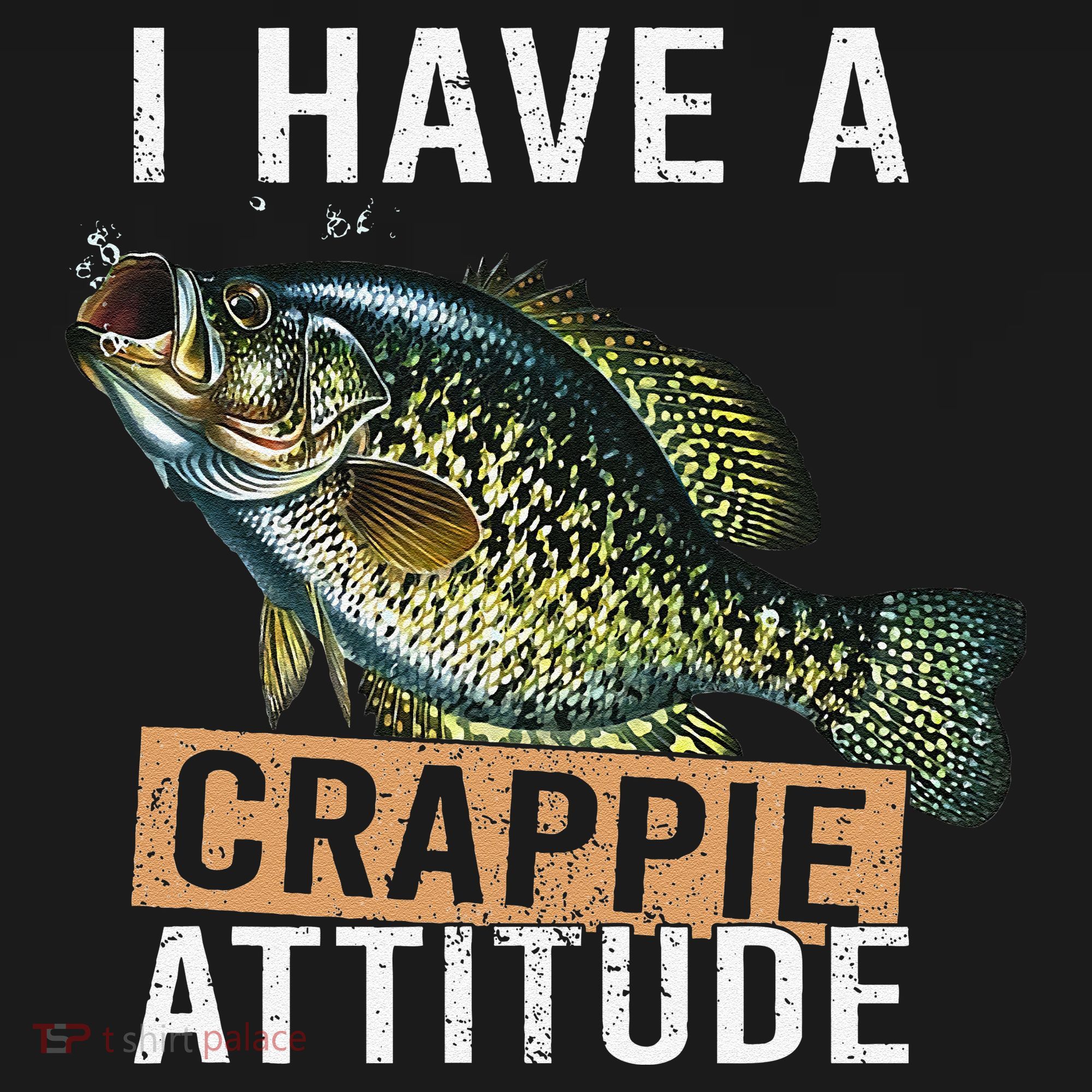 I Have A Crappie Attitude Fishing Ornament
