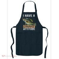 I Have A Crappie Attitude Fishing Apron thumb 0