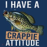 I Have A Crappie Attitude Fishing Women's Hoodie thumb 2