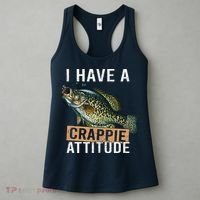 I Have A Crappie Attitude Fishing Women's Tank Top thumb 3