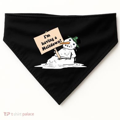 I'm Having A Meltdown USA-Made Doggie Bandana