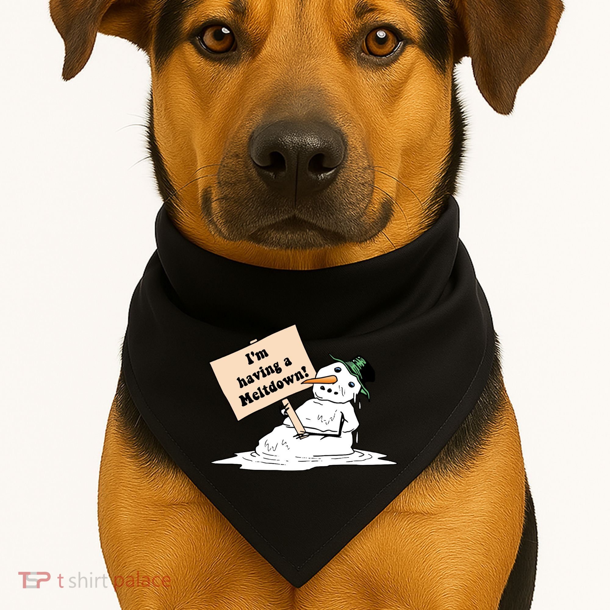 I'm Having A Meltdown USA-Made Doggie Bandana