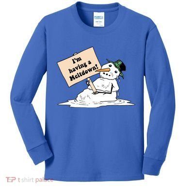 I'm Having A Meltdown Kids Long Sleeve Shirt
