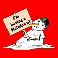 I'm Having A Meltdown Santa Hat thumb 1