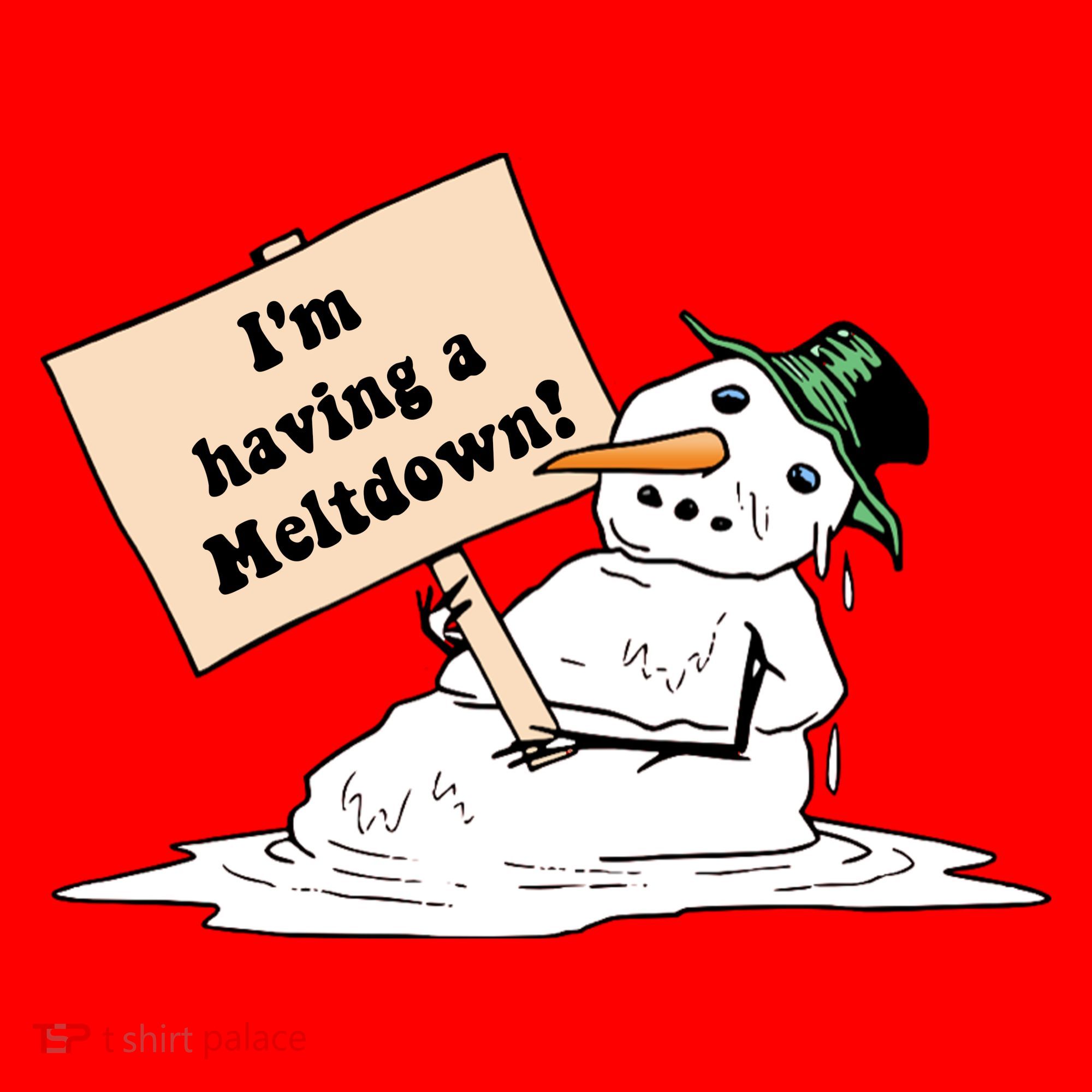 I'm Having A Meltdown Santa Hat