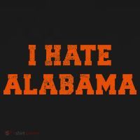 I Hate Alabama Orange And Blue Sports Fan Tailgating Sweatshirt thumb 3