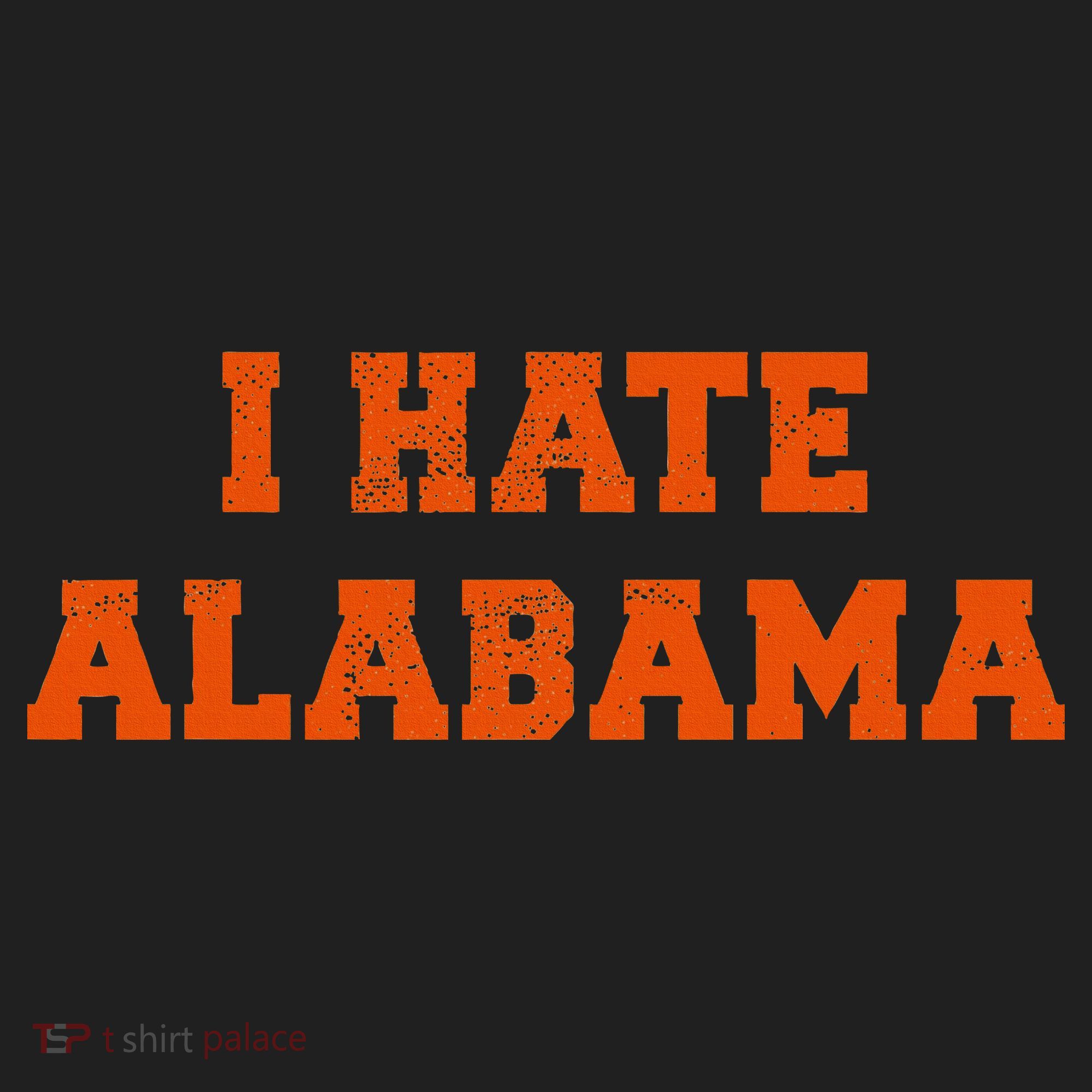 I Hate Alabama Orange And Blue Sports Fan Tailgating Beanie