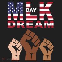 I Have A Dream Mlk Day Fist Up Women's Sweatshirt thumb 2