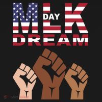 I Have A Dream Mlk Day Fist Up Toddler Hoodie thumb 2