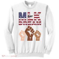 I Have A Dream Mlk Day Fist Up Sweatshirt thumb 0