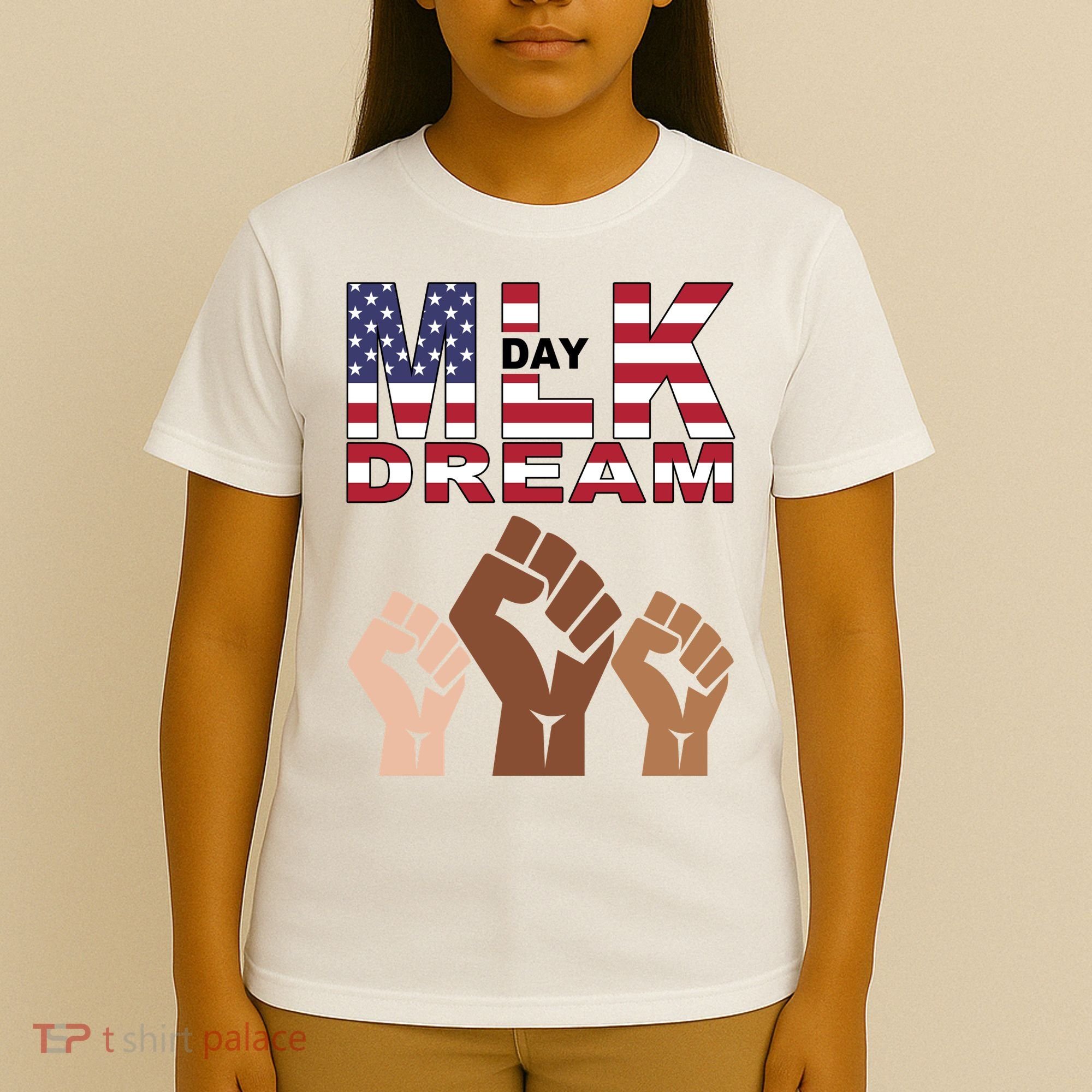 I Have A Dream Mlk Day Fist Up T-Shirt