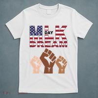 I Have A Dream Mlk Day Fist Up T-Shirt thumb 5