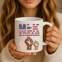 I Have A Dream Mlk Day Fist Up Coffee Mug thumb 3