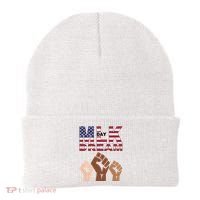 I Have A Dream Mlk Day Fist Up Beanie thumb 0