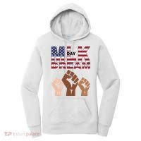 I Have A Dream Mlk Day Fist Up Women's Hoodie thumb 0