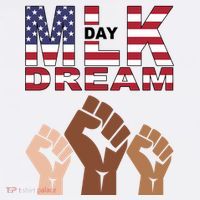 I Have A Dream Mlk Day Fist Up Women's Hoodie thumb 2
