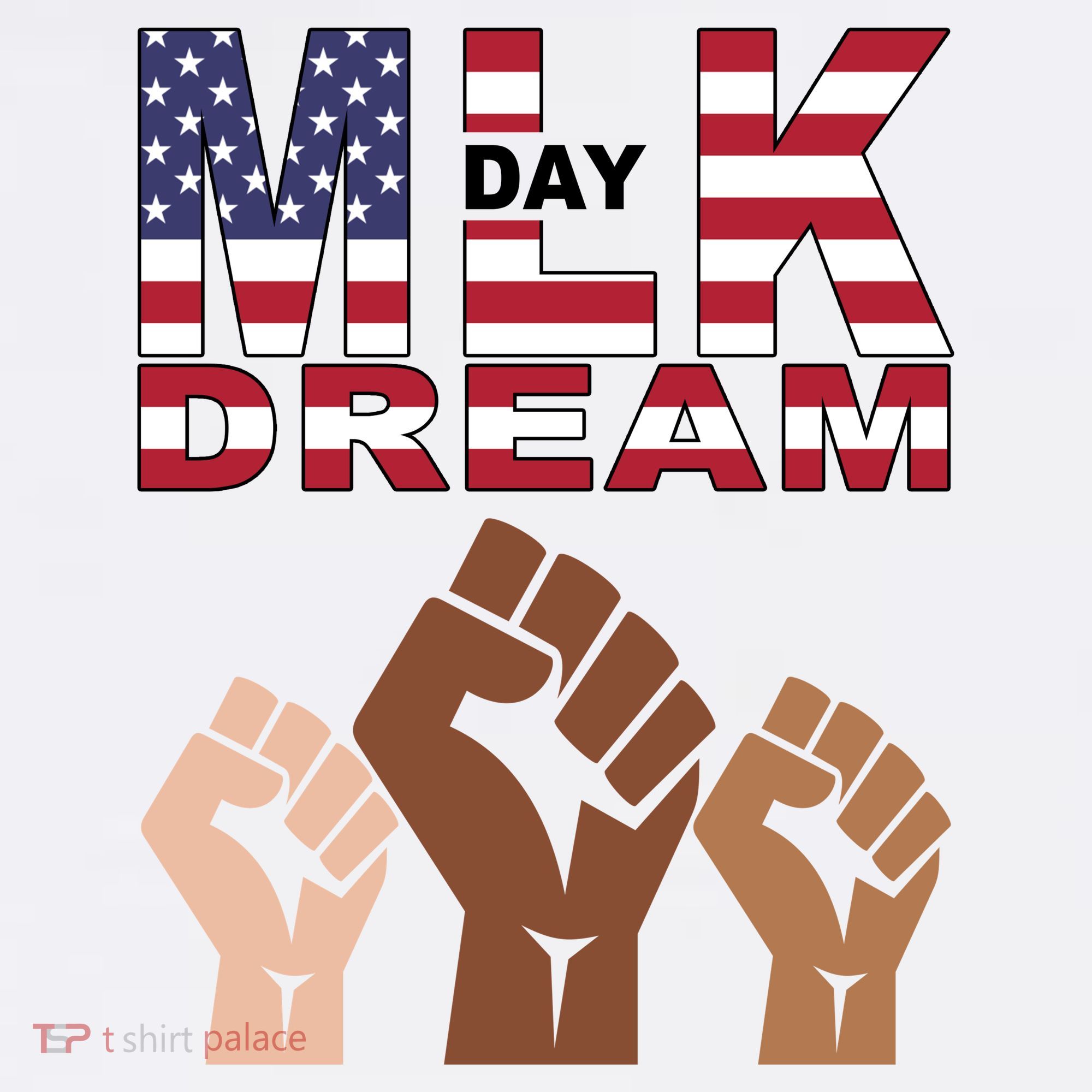 I Have A Dream Mlk Day Fist Up Women's Hoodie