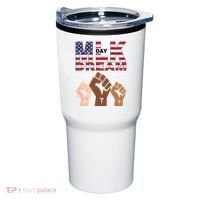 I Have A Dream Mlk Day Fist Up Tumbler thumb 0