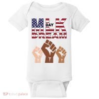I Have A Dream Mlk Day Fist Up Baby Bodysuit thumb 0