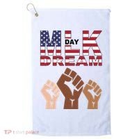I Have A Dream Mlk Day Fist Up Golf Towel thumb 0