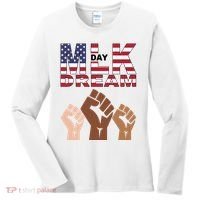 I Have A Dream Mlk Day Fist Up Women's Long Sleeve Shirt thumb 0