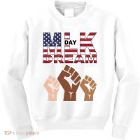 I Have A Dream Mlk Day Fist Up Kids Sweatshirt thumb 0