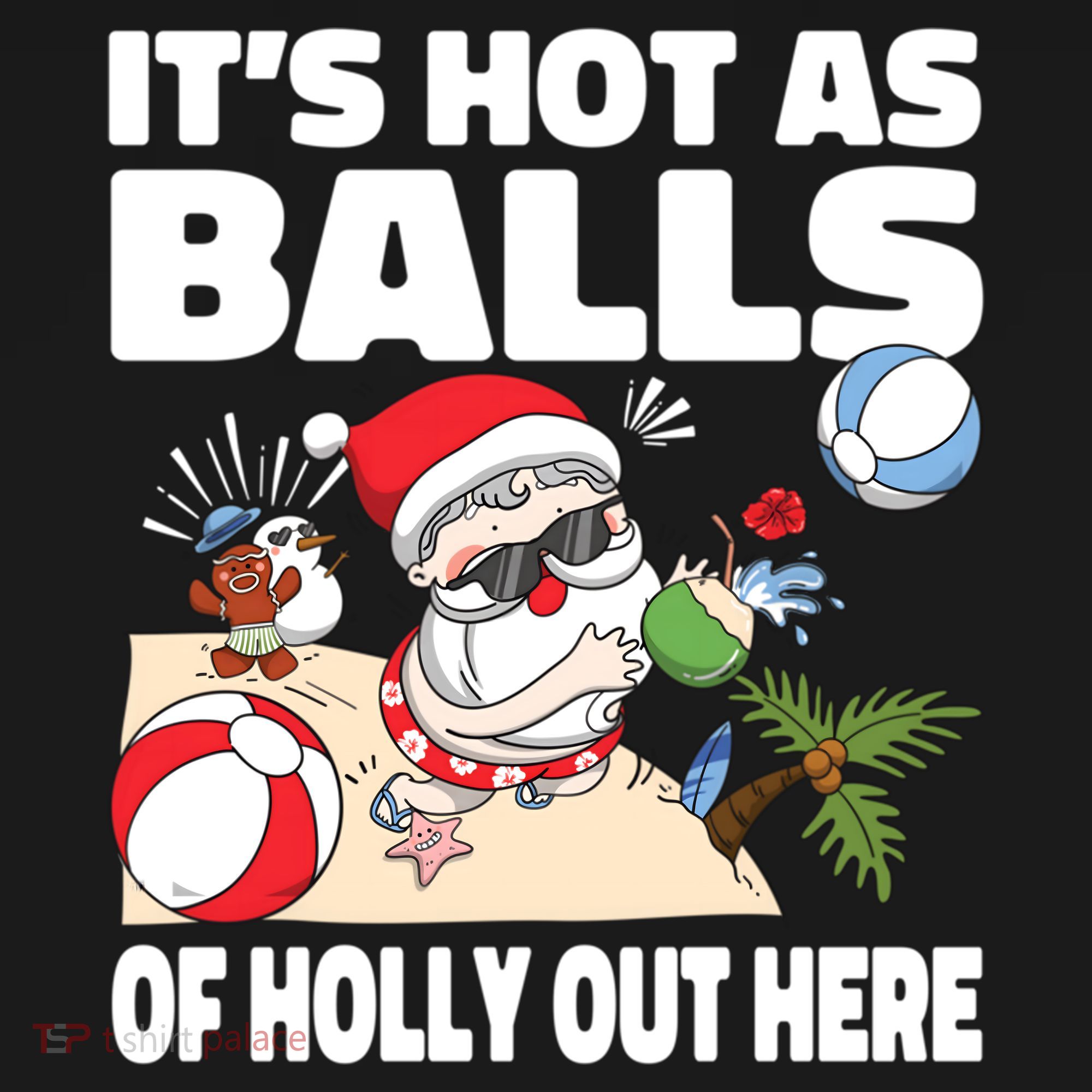 It’s Hot As Balls Of Holly Out Here Christmas In July Gift Women's Hoodie