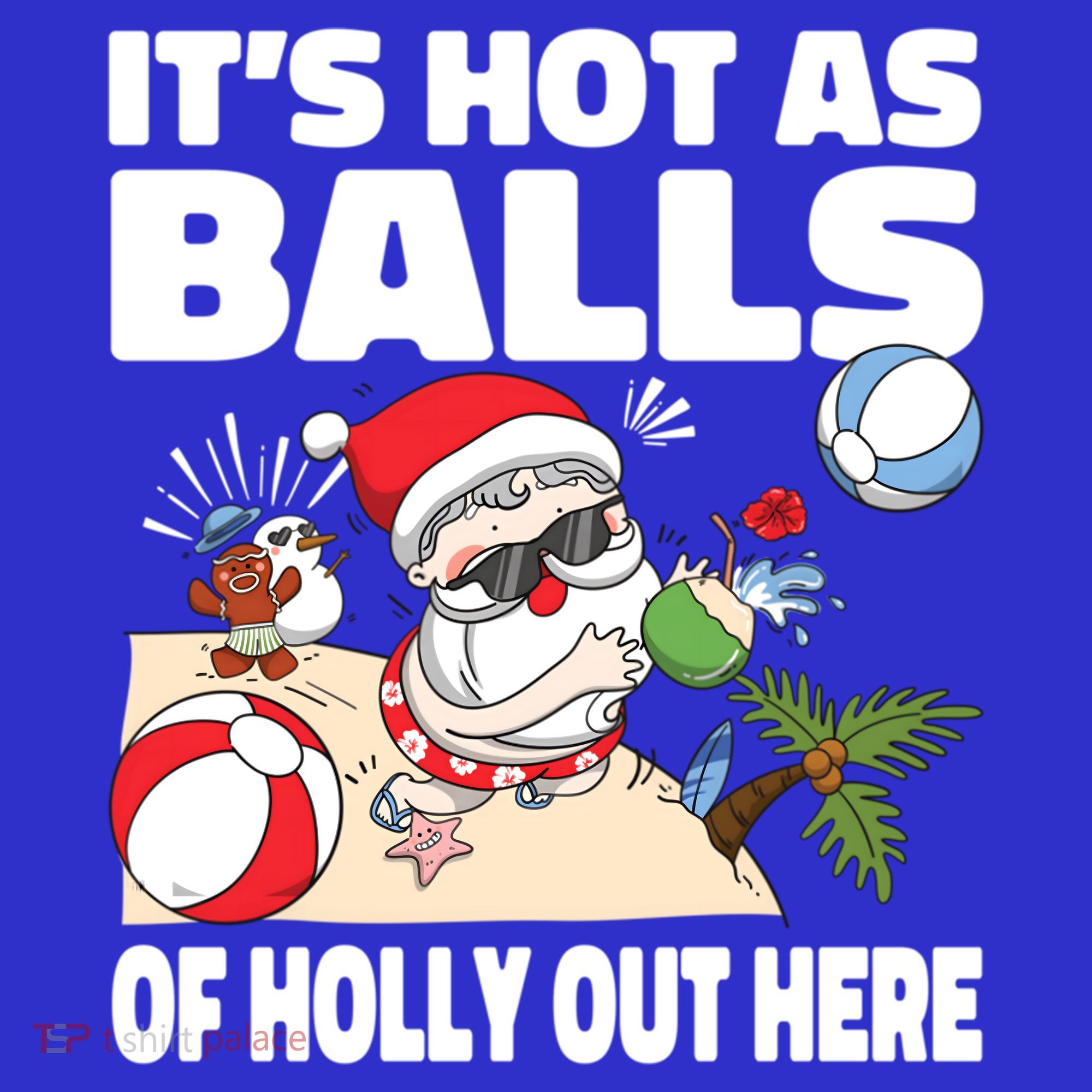 It’s Hot As Balls Of Holly Out Here Christmas In July Gift Sweatshirt