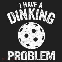 I Have A Dinking Problem Pickle Ball Jokes Funny Pickleball Beanie thumb 2