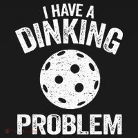 I Have A Dinking Problem Pickle Ball Jokes Funny Pickleball Women's Long Sleeve Shirt thumb 2