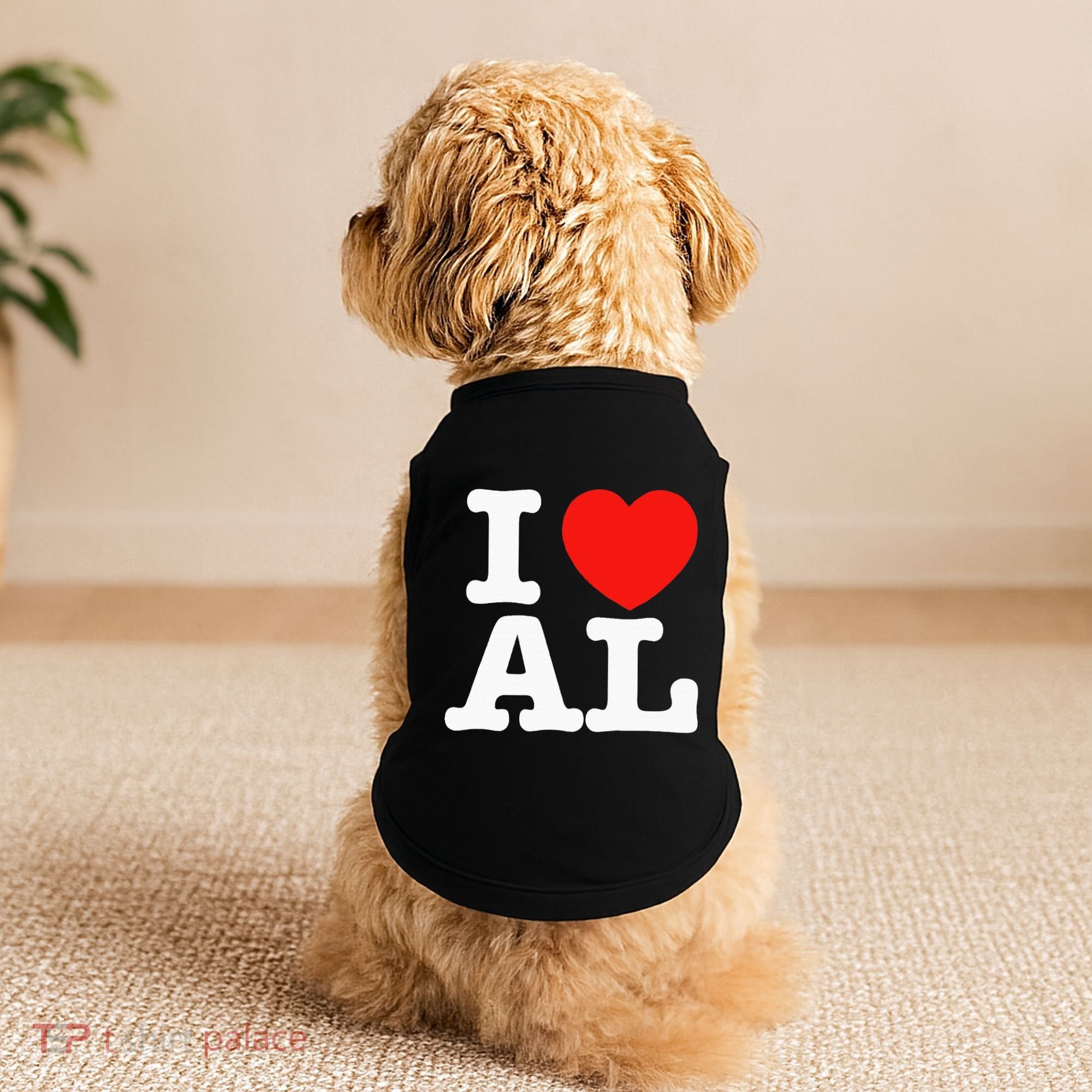 I Heart Alabama Love Doggie Tank