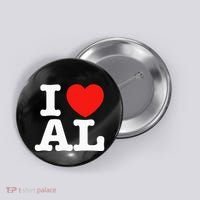 I Heart Alabama Love Button thumb 0