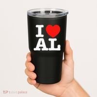 I Heart Alabama Love Tumbler thumb 2