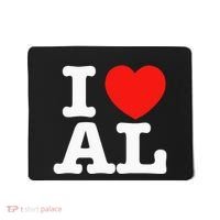 I Heart Alabama Love Mousepad thumb 0