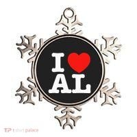 I Heart Alabama Love Ornament thumb 0