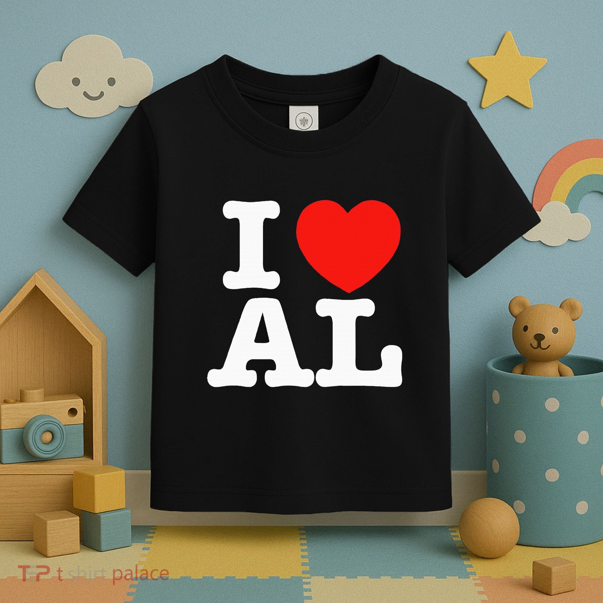 I Heart Alabama Love Toddler T-Shirt