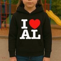 I Heart Alabama Love Kids Hoodie thumb 3