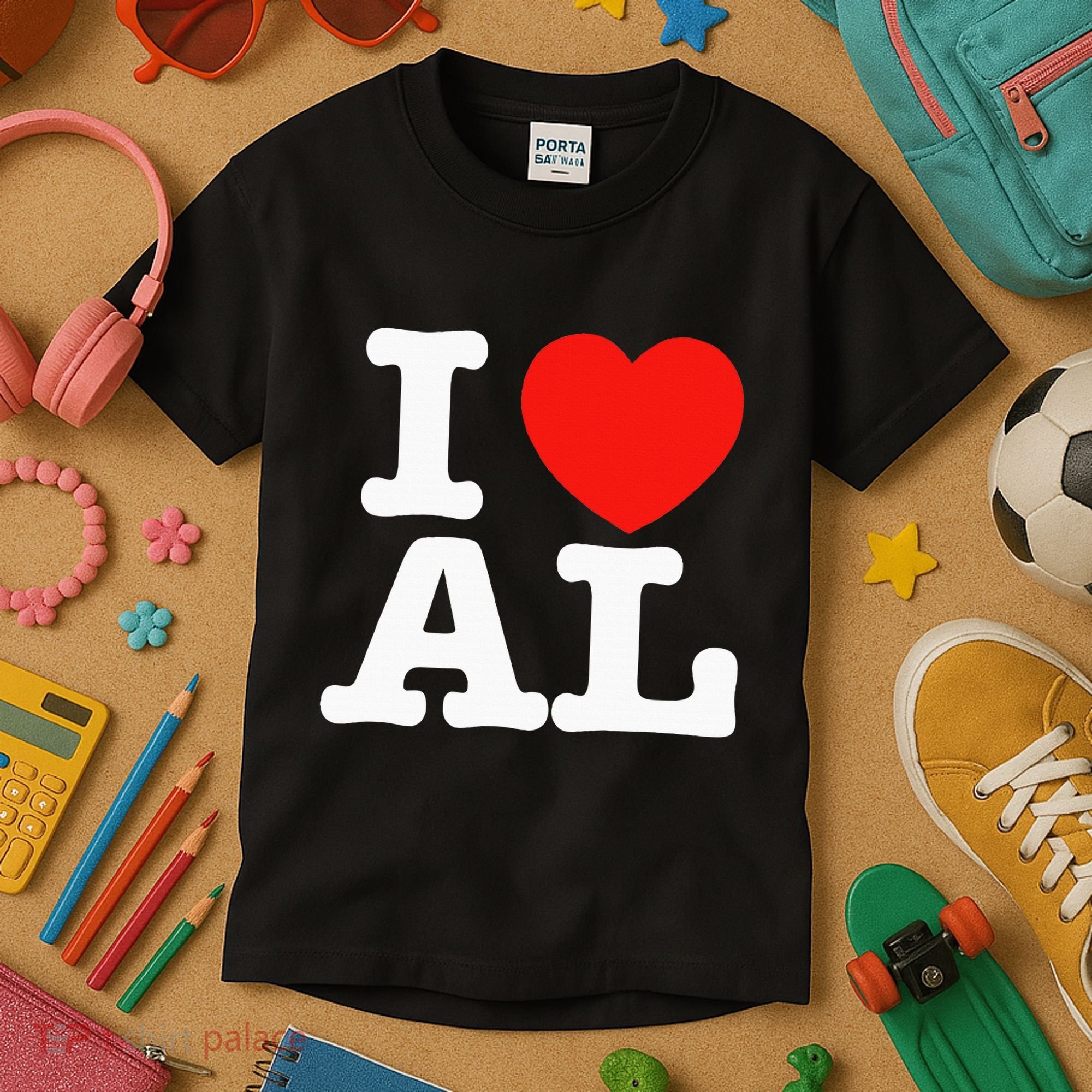 I Heart Alabama Love Kids T-Shirt