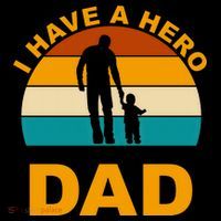 I Have A Hero I Call Him Dad Retro Sunset Coffee Mug thumb 5