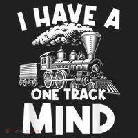 I Have A One Track Mind Trains Locomotive Engineer Women's Sweatshirt thumb 2