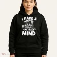 I Have A One Track Mind Trains Locomotive Engineer Hoodie thumb 5