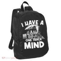 I Have A One Track Mind Trains Locomotive Engineer Port Authority Crush Ripstop Backpack thumb 0