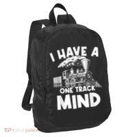 I Have A One Track Mind Trains Locomotive Engineer Port Authority Crush Ripstop Backpack thumb 1