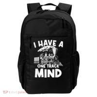 I Have A One Track Mind Trains Locomotive Engineer Backpack thumb 0