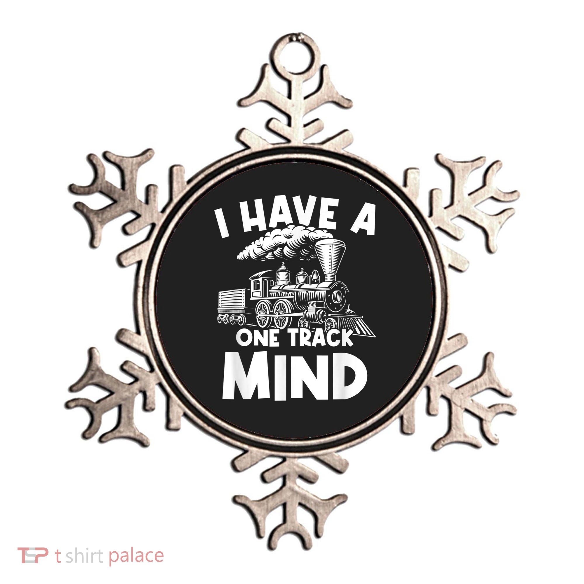 I Have A One Track Mind Trains Locomotive Engineer Ornament
