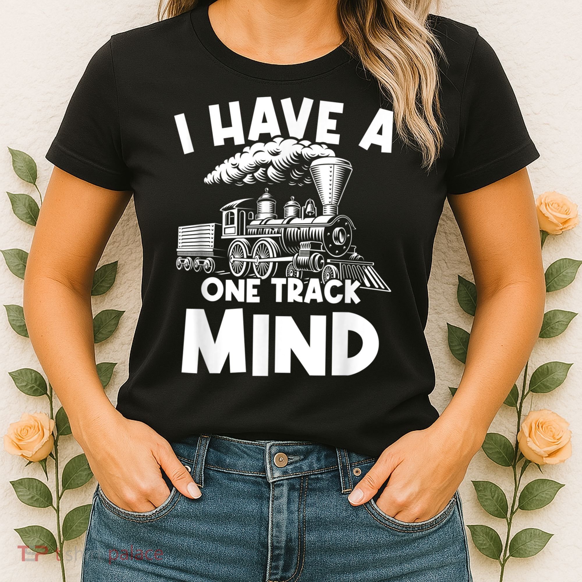 I Have A One Track Mind Trains Locomotive Engineer Women's T-Shirt