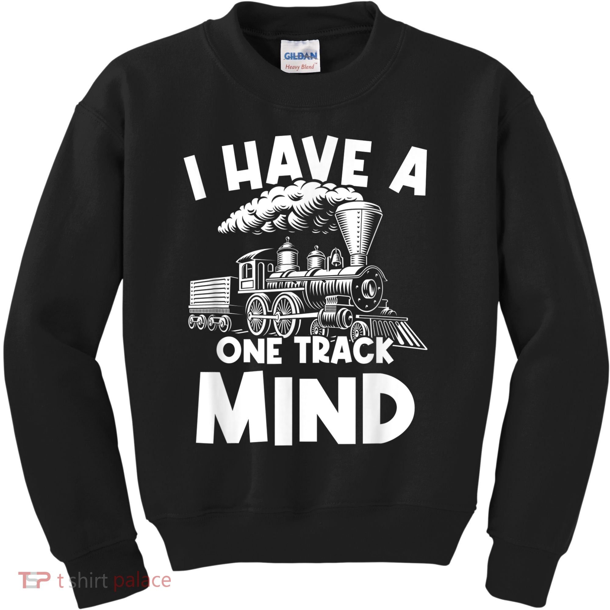 I Have A One Track Mind Trains Locomotive Engineer Kids Sweatshirt