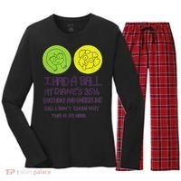 I Had A Ball At Diane's 35th Birthday  Women's Long Sleeve Flannel Pajama Set  thumb 0
