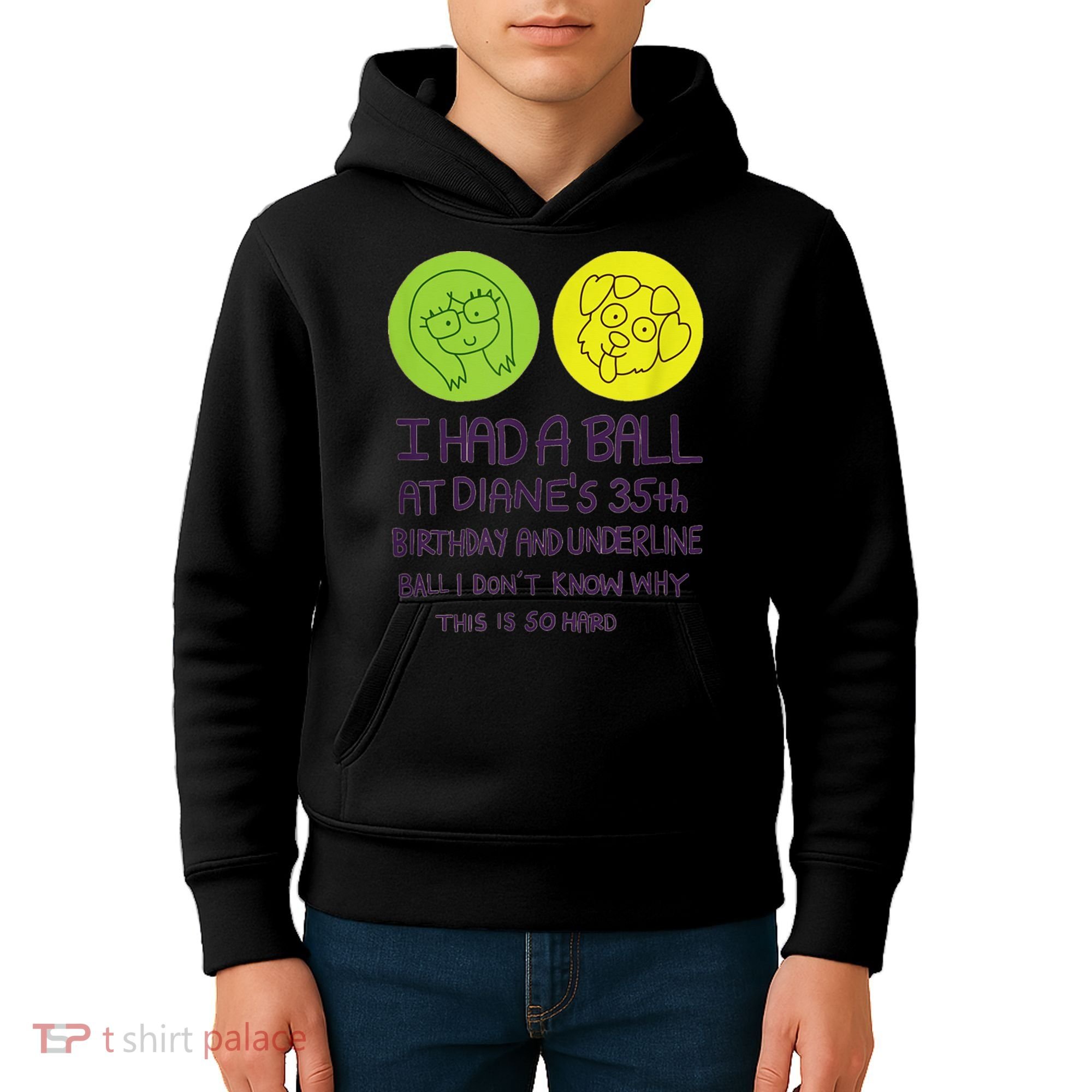 I Had A Ball At Diane's 35th Birthday  Kids Hoodie